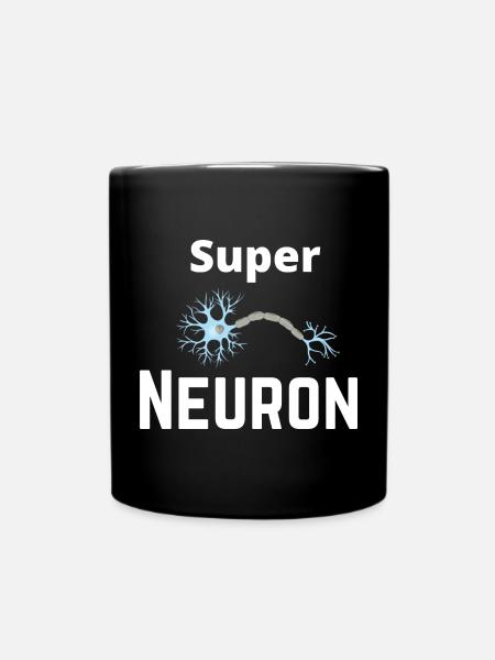 Super Neuron Network - Full Colour Mug - black