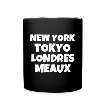 TOKYO, Meaux, travel, travel - Full Colour Mug - black - Front