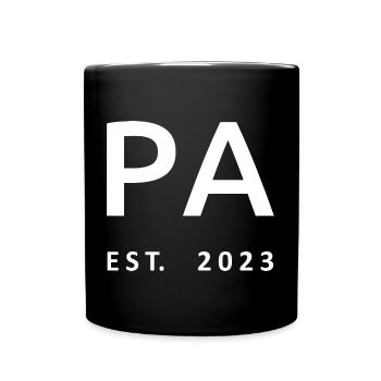 PA Est. 2023 Graduate Physician Assistant Geschenk - Tasse einfarbig - Schwarz - Vorne