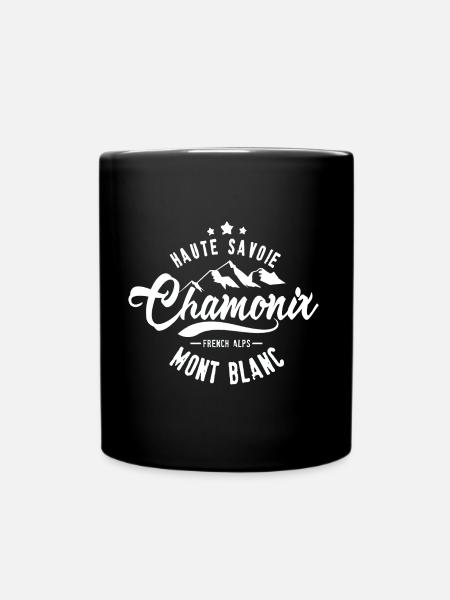 Chamonix Mont Blanc Haute savoie - Mug uni - noir