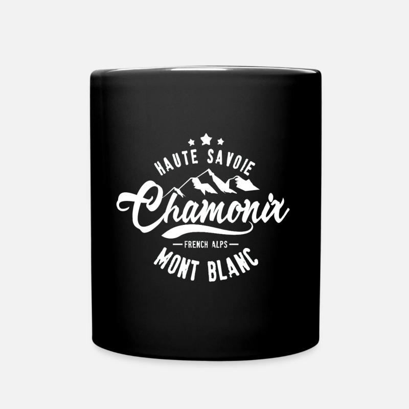 Chamonix Mont Blanc Haute savoie - Mug uni - noir