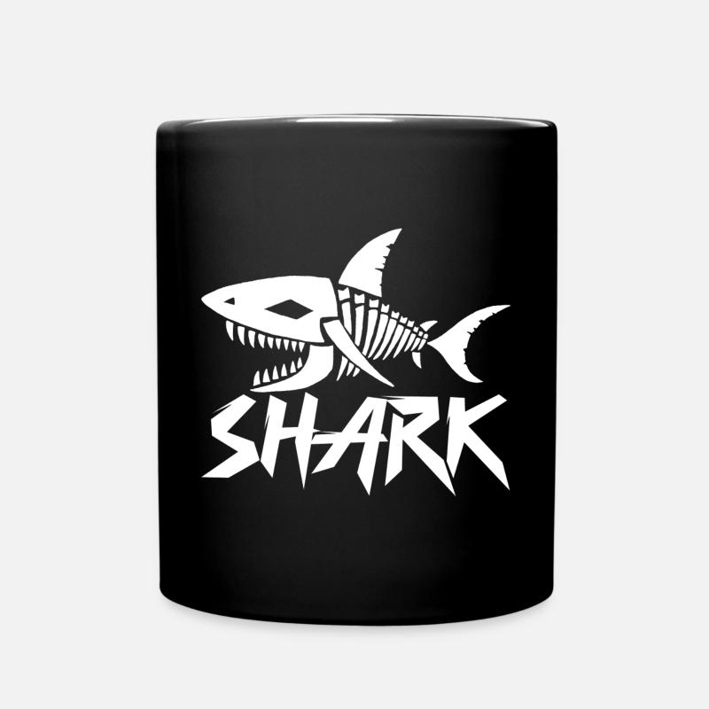 Squelette de requin - Mug uni - noir