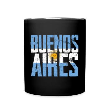 Buenos Aires Argentina - Full Colour Mug - black - Front