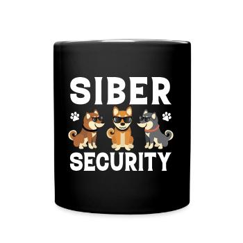 T-shirt Husky - Mug uni - noir - Devant