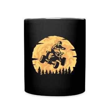 ATV Driver Quad Driver Design Quad - Full Colour Mug - black - Front