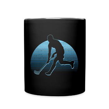 Floorball Player Floorballer Retro Design Floorba - Full Colour Mug - black - Front