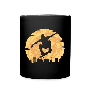 Skater Skateboarder Design Skateboard Skating - Full Colour Mug - black - Front