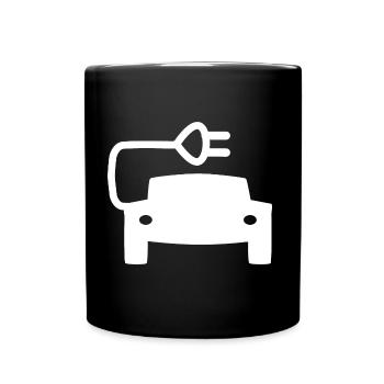 Hybrid und elektrische Fahrzeuge - Tasse einfarbig - Schwarz - Vorne