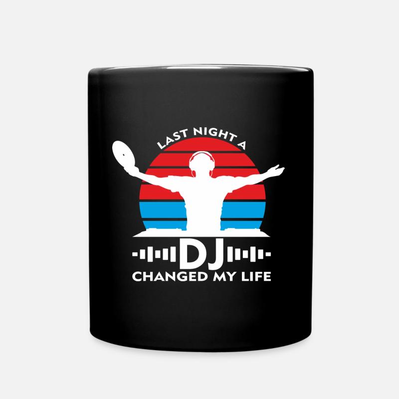DJ - a changé mon live - Mug uni - noir