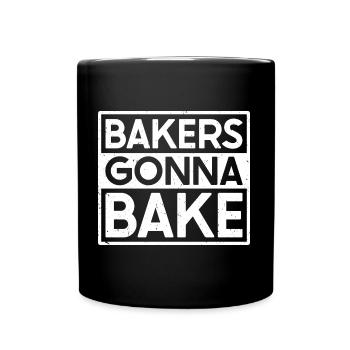 Les boulangers vont cuisiner - Baker Gifts - Mug uni - noir - Devant