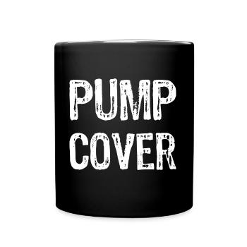 Pump Cover Gym T-shirt - Tasse einfarbig - Schwarz - Vorne