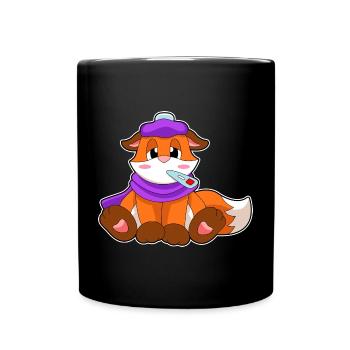 Thermomètre clinique Fuchs - Mug uni - noir - Devant