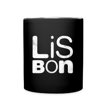 Lisboa Souvenir Portugais Lisbonne Portugal - Mug uni - noir - Devant