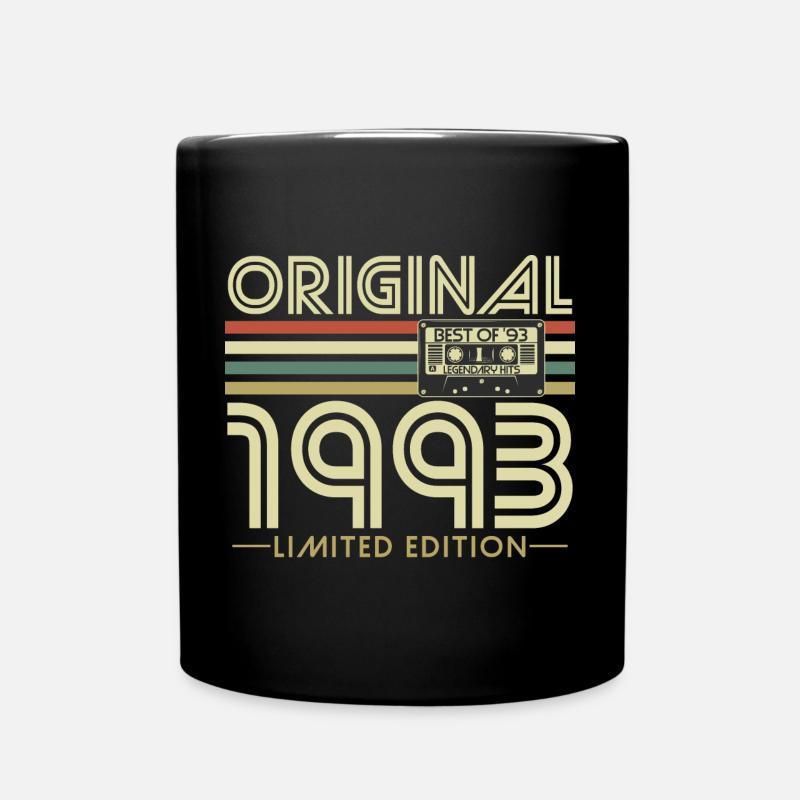 Original 1993 vintage vintage anniversaire rétro - Mug uni - noir