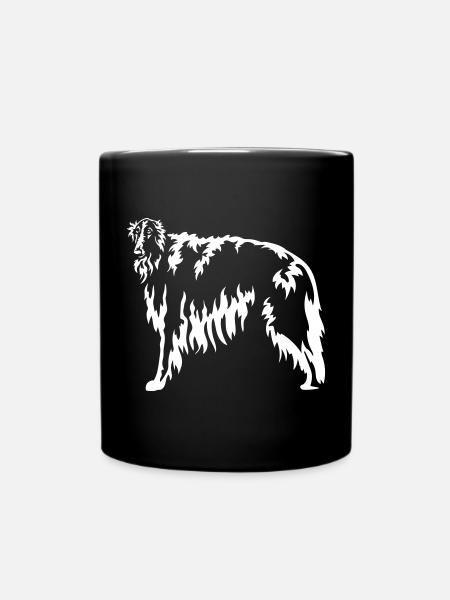 Barsoi "Black Edition" - Tasse einfarbig - Schwarz
