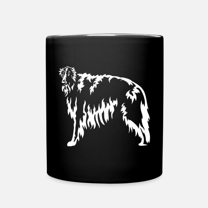 Barsoi "Black Edition" - Tasse einfarbig - Schwarz