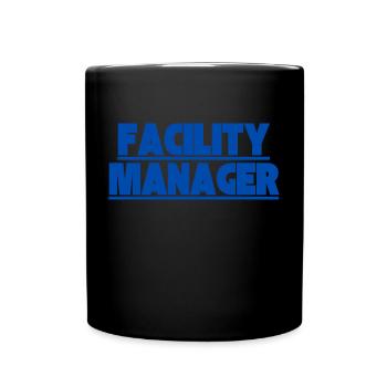 Facility Manager Haustechniker Hausmeister - Tasse einfarbig - Schwarz - Vorne