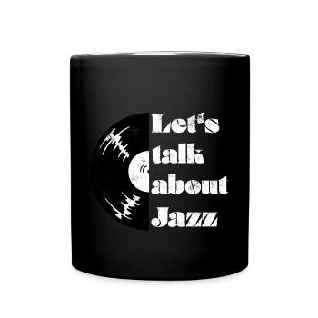Jazz Retro - Tasse einfarbig - Schwarz - Vorne