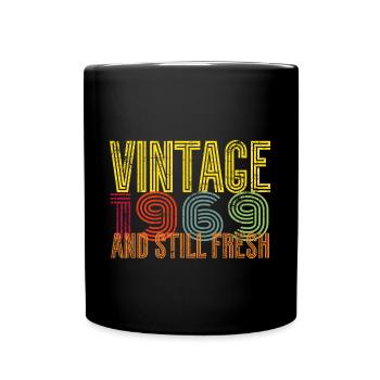 Vintage 1969 - Full Colour Mug - black - Front