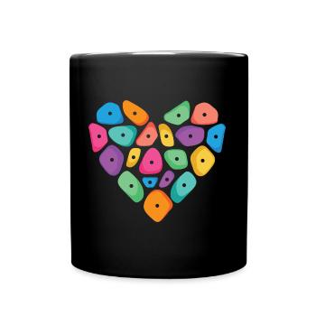 Escalade Coeur Escalade de bloc Escalade - Mug uni - noir - Devant