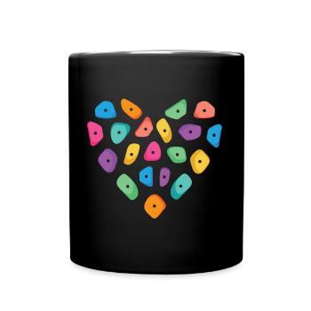 Escalade Bloc Heart Climber Escalade - Mug uni - noir - Devant