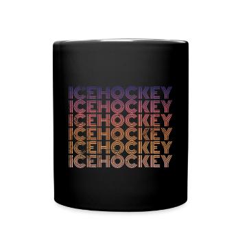 Hockey sur glace Hockey sur glace Vintage - Mug uni - noir - Devant