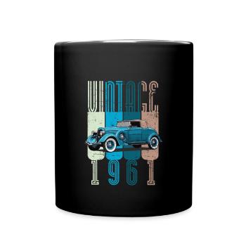 Millésime 1961 - Mug uni - noir - Devant