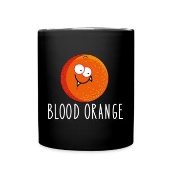 Vampire comme orange drôle - Mug uni - noir - Devant