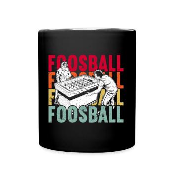 Tischfußball - Tasse einfarbig - Schwarz - Vorne