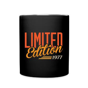 Millésime 1977 - Mug uni - noir - Devant