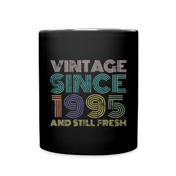 Millésime 1995 - Mug uni - noir - Devant