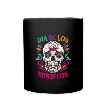 Dia de los muertos - Tasse einfarbig - Schwarz - Vorne
