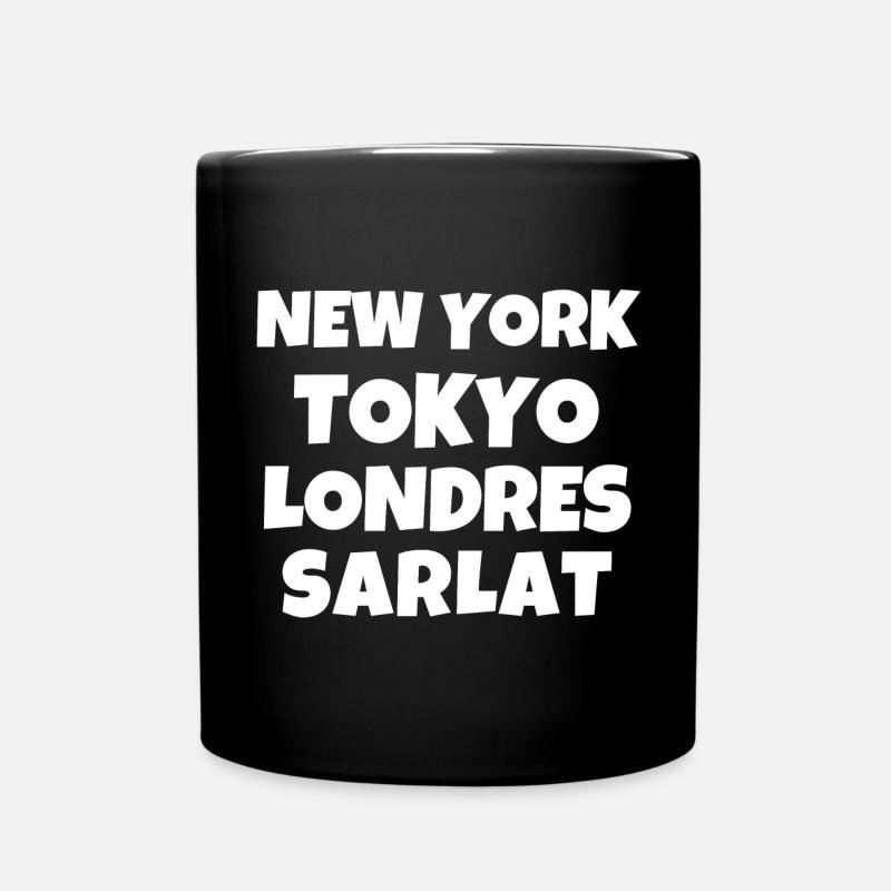 Sarlat, département 24, Dordogne, sud-ouest - Mug uni - noir