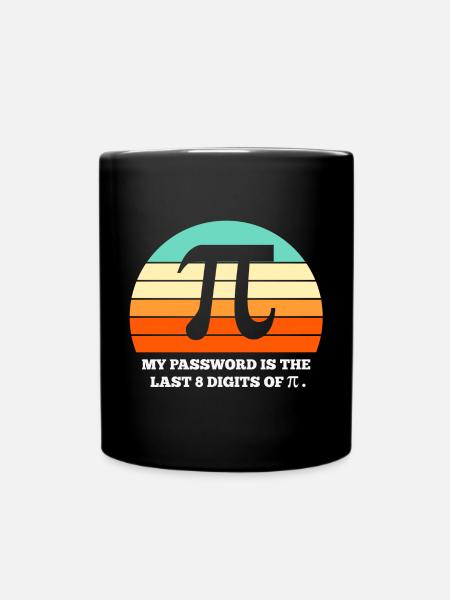 pi, maths, mathématiques - Mug uni - noir