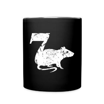 PUNKROCK rats nr. 7 - used look - mouse - rat - Full Colour Mug - black - Front