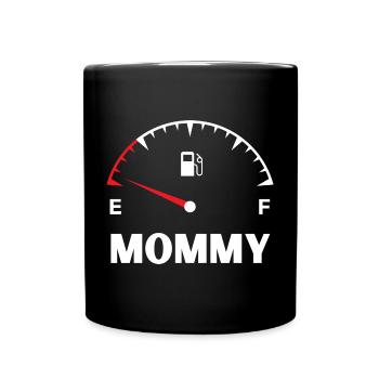Mommy daddy baby match t shirt - Mug uni - noir - Devant