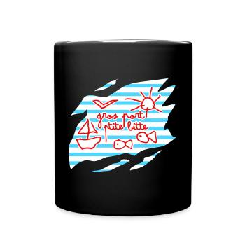 Marin dysorthographique - Mug uni - noir - Devant