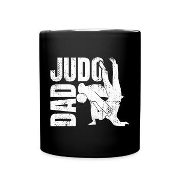 Judo Dad - Full Colour Mug - black - Front