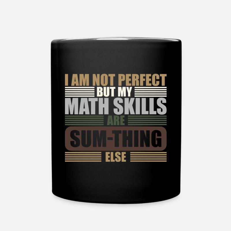 Professeur de mathématiques Sum-thing Funny Equation - Mug uni - noir