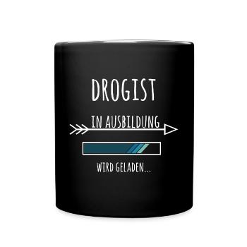 Drogist Ausbildung Beruf Geschenk Drogerie - Tasse einfarbig - Schwarz - Vorne