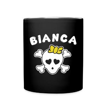 Pirate Bianca Design for Girls and Women - Full Colour Mug - black - Front