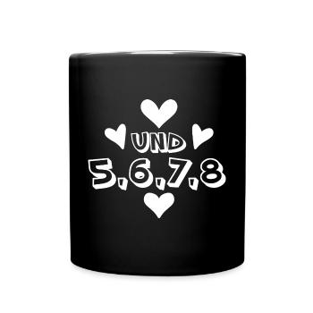 Tanzen Rhythmus Tanz Tänzer Tänzerin - Tasse einfarbig - Schwarz - Vorne