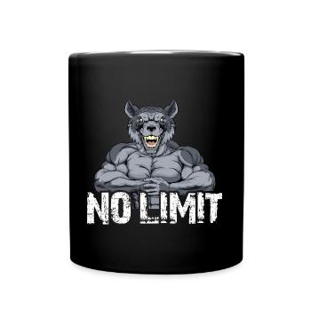 Musculation Musculation Renforcement musculaire Perte de graisse sans limite - Mug uni - noir - Devant
