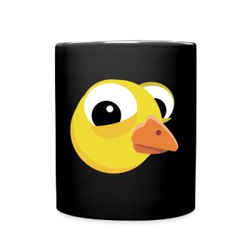 Poussin mignon drôle poussin de Pâques - Mug uni - noir - Devant