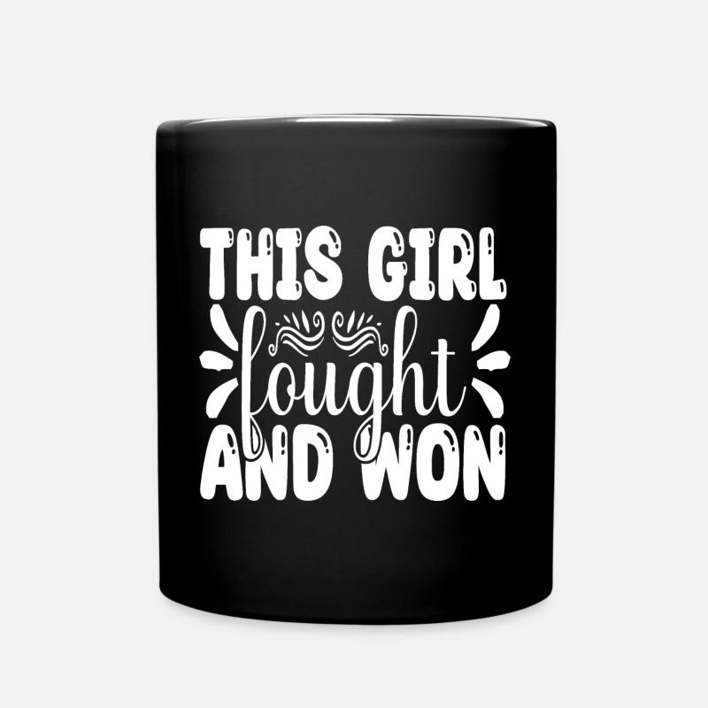 Autonomisation de la fille citation typographie conception - Mug uni - noir