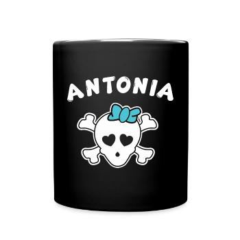 Pirate Antonia Design for Girls and Women - Full Colour Mug - black - Front