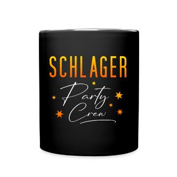 Schlager Party Crew - Full Colour Mug - black - Front