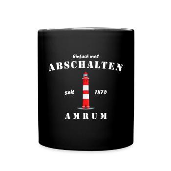 Phare d’Amrum, respirez profondément - Mug uni - noir - Devant