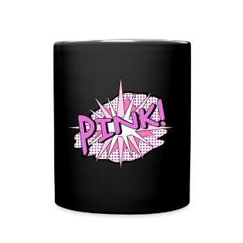 Pink Explosion - Full Colour Mug - black - Front
