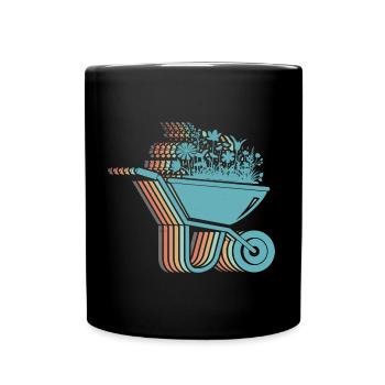 jardin, jardinier amateur, fleuriste, jardinier, jardinier - Mug uni - noir - Devant